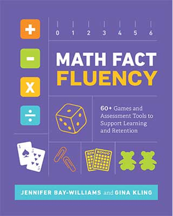 Math fact fluency book cover